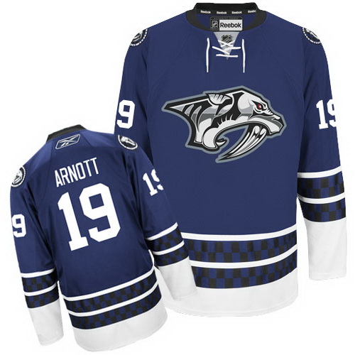 Discount and high quality Nashville Predators 19 Jason Arnott Blue Third Hockey Jersey